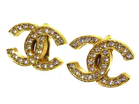 coco chanel symbol earrings|coco chanel vintage earrings.